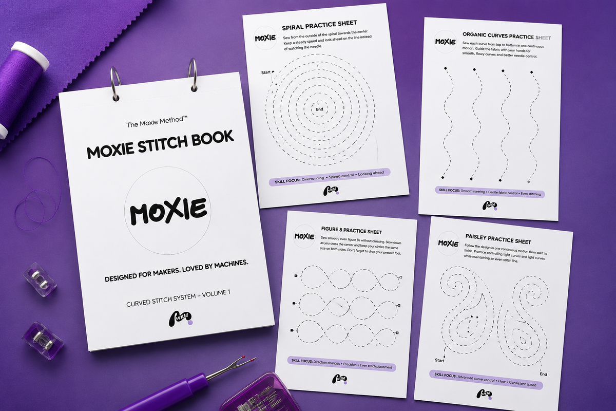 Moxie Stitch Book Bundle — Straight + Curved
