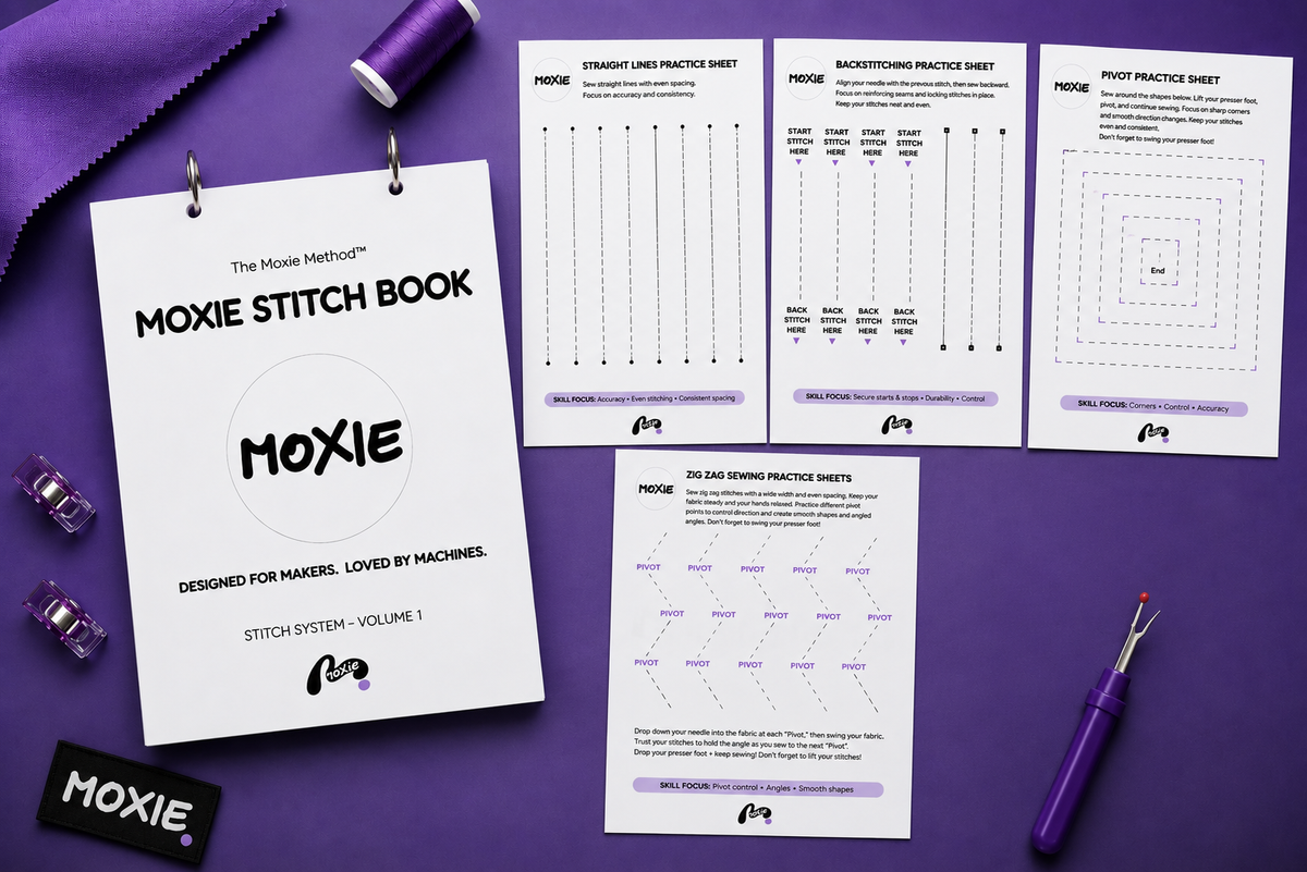 Moxie Stitch Book Bundle — Straight + Curved